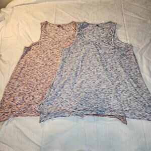 QTY of 2 Massini Flared Woman's Tank Tops- 1X- SO SOFT